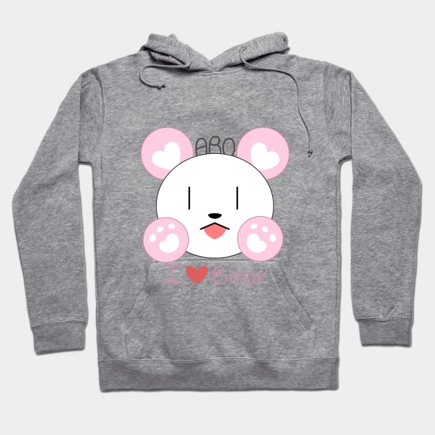 I Love Bear Bang Dream Hello Happy World Okusawa Misaki Hoodie by naderu